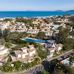 B54 Geriba Lake Garden! 3 Suites 150M Da Praia